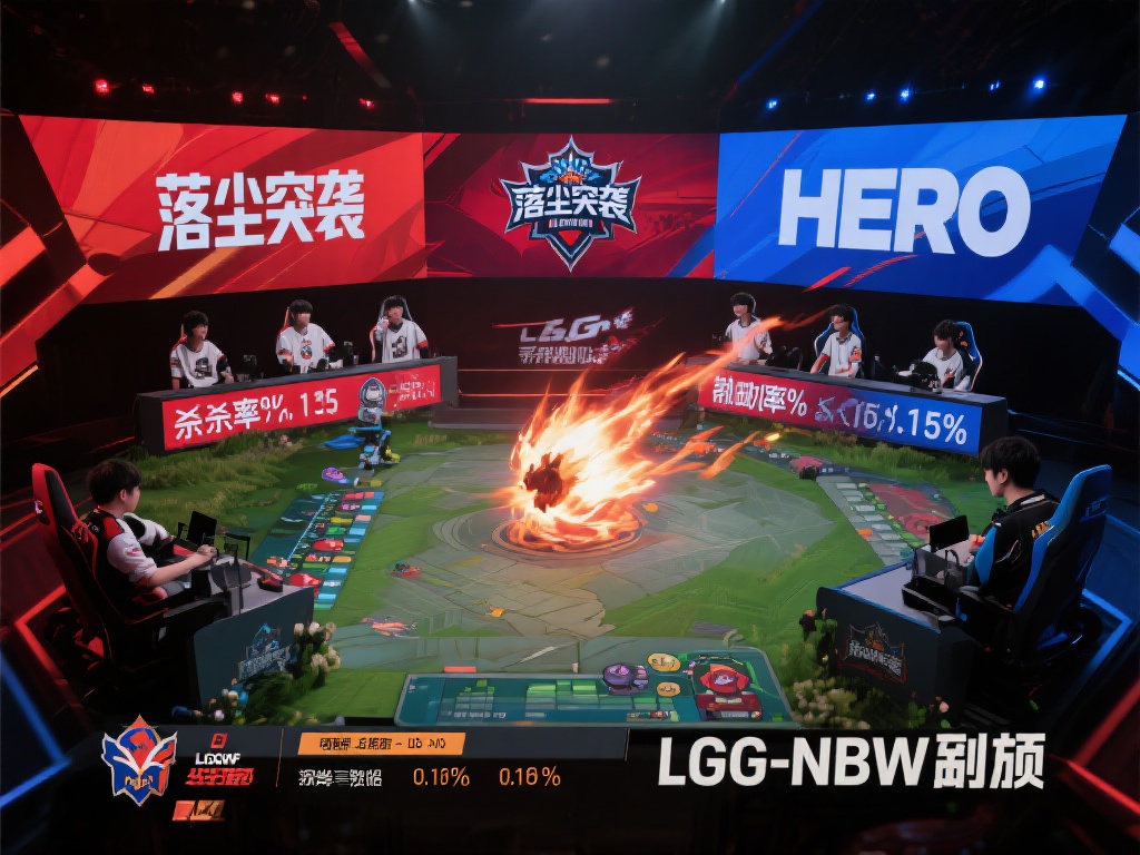 Hero／LGD.NBW首战数据：落尘突袭100%击杀率